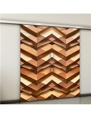 Holzschiebetür Slim-Line - Holzkunst  Model 4010-2
