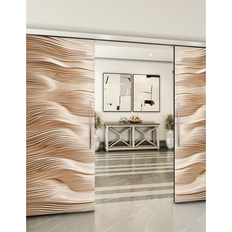 Holzschiebetür Slim-Line - Holzkunst Model 4016 Holzschiebetür Slim-Line - Holzkunst Model 4016