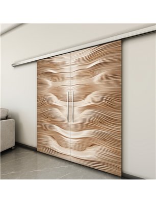 Holzschiebetür Slim-Line - Holzkunst  Model 4016-3