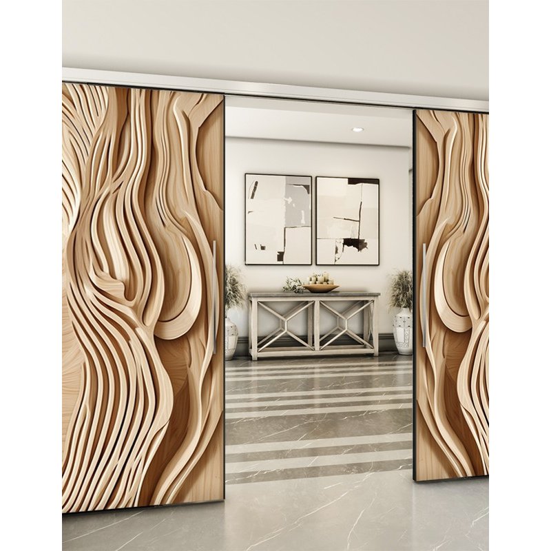 Holzschiebetür Slim-Line - Holzkunst Model 4018 Holzschiebetür Slim-Line - Holzkunst Model 4018