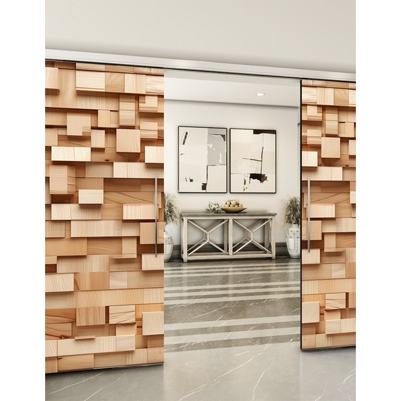 Holzschiebetür Slim-Line - Holzkunst Model 4022 Holzschiebetür Slim-Line - Holzkunst Model 4022