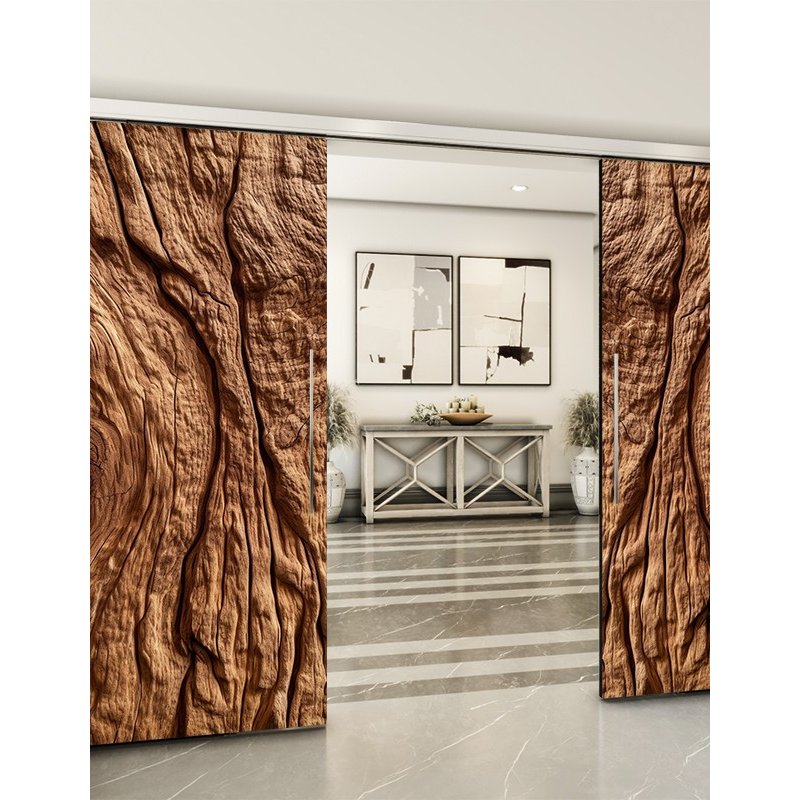 Holzschiebetür Slim-Line - Holzkunst Model 4037 Holzschiebetür Slim-Line - Holzkunst Model 4037