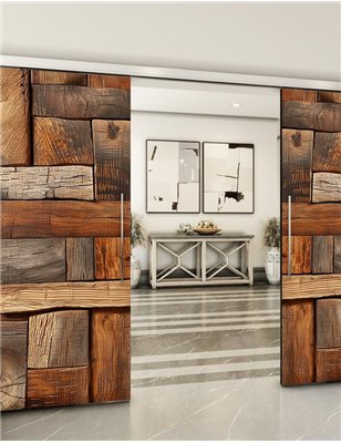 Holzschiebetür Slim-Line - Holzkunst Model 4073