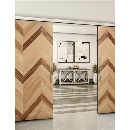 Holzschiebetür Slim-Line - Holzkunst Model 4074