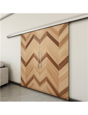 Holzschiebetür Slim-Line - Holzkunst  Model 4074-3