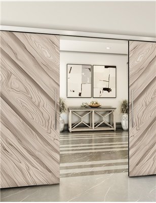 Holzschiebetür Slim-Line - Holzkunst Model 4080