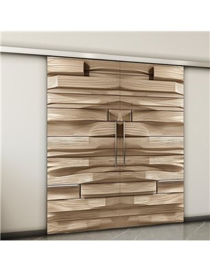 Holzschiebetür Slim-Line - Holzkunst  Model 4086-2