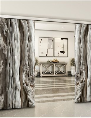 Holzschiebetür Slim-Line - Holzkunst Model 4087