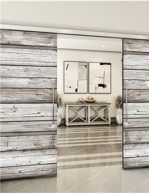 Holzschiebetür Slim-Line - Holzkunst Model 4090