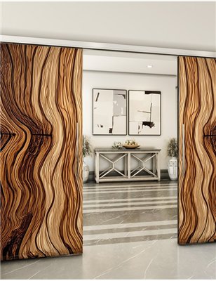 Holzschiebetür Slim-Line - Holzkunst Model 4092