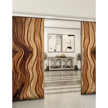 Holzschiebetür Slim-Line - Holzkunst Model 4092