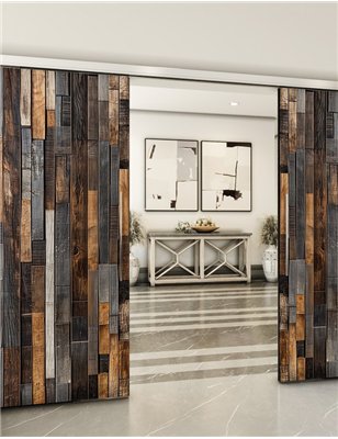 Holzschiebetür Slim-Line - Holzkunst Model 4093