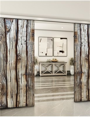 Holzschiebetür Slim-Line - Holzkunst Model 4095
