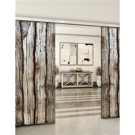 Holzschiebetür Slim-Line - Holzkunst Model 4095