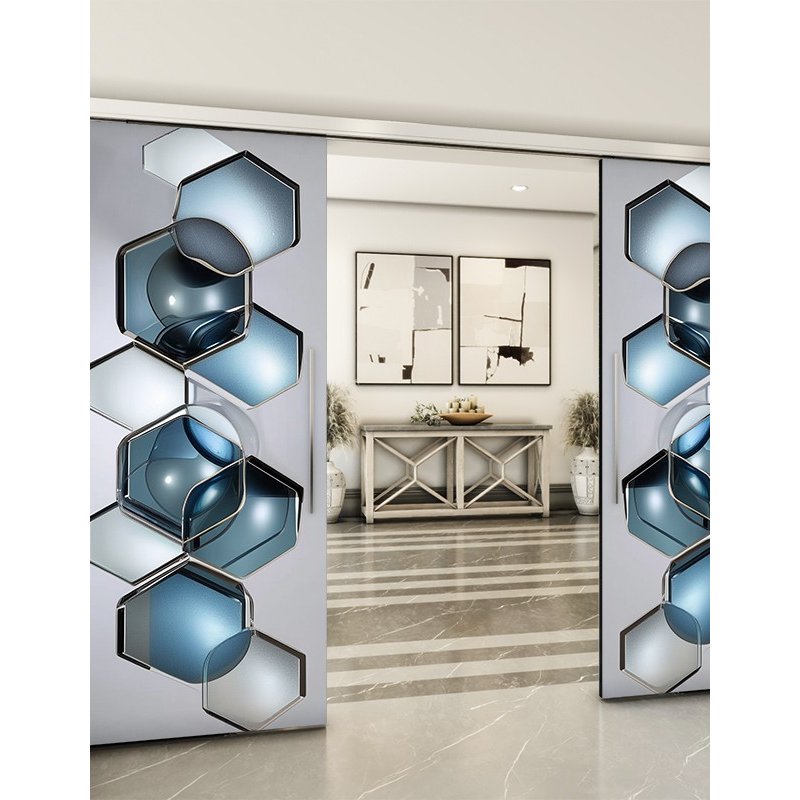 Holzschiebetür Slim-Line - Geometrie Model 4014 Holzschiebetür Slim-Line - Geometrie Model 4014