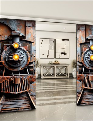 Holzschiebetür Slim-Line - Vintage  Model 4021