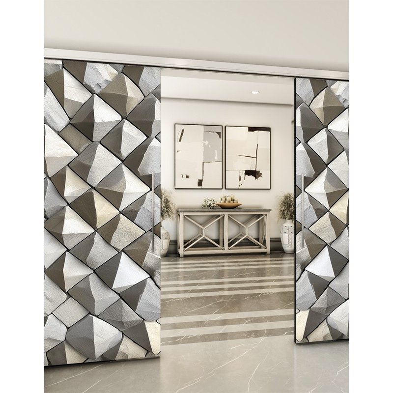 Holzschiebetür Slim-Line - Beton und Stein Model 4018 Holzschiebetür Slim-Line - Beton und Stein Model 4018