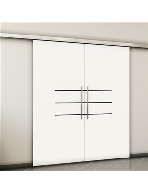 Holzschiebetür Slim-Line - Design-Linien  Model 4009-2