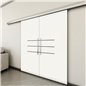 Holzschiebetür Slim-Line - Design-Linien Model 4012 Holzschiebetür Slim-Line - Design-Linien Model 4012