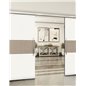 Holzschiebetür Slim-Line - Design-Linien Model 4019 Holzschiebetür Slim-Line - Design-Linien Model 4019