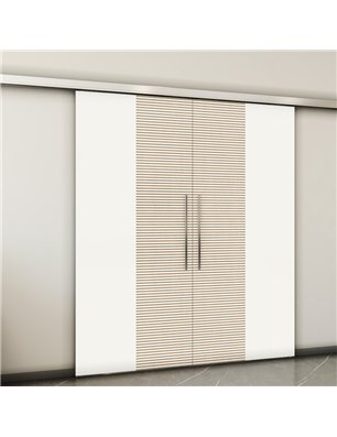 Holzschiebetür Slim-Line - Design-Linien  Model 4022-2