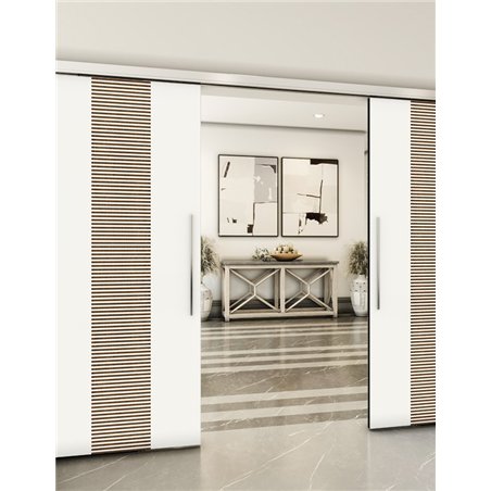 Holzschiebetür Slim-Line - Design-Linien Model 4027