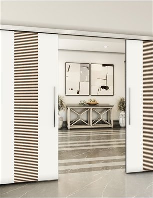 Holzschiebetür Slim-Line - Design-Linien  Model 4027