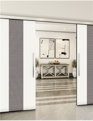 Holzschiebetür Slim-Line - Design-Linien Model 4028