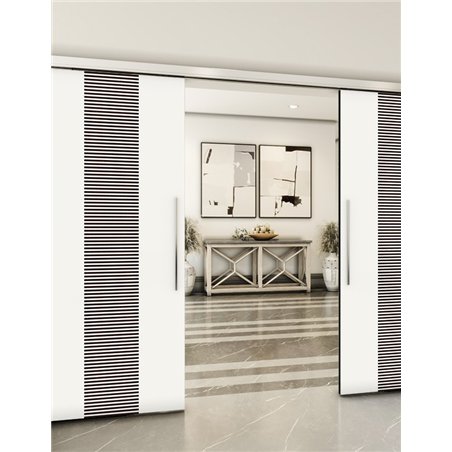 Holzschiebetür Slim-Line - Design-Linien Model 4028