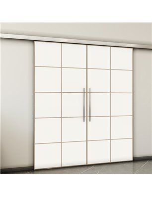 Holzschiebetür Slim-Line - Design-Linien  Model 4030-2