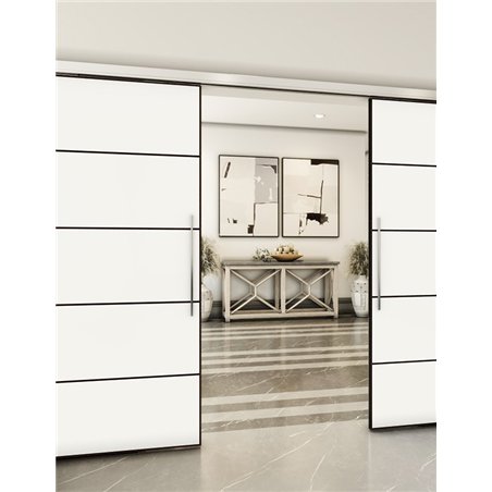 Holzschiebetür Slim-Line - Design-Linien Model 4040