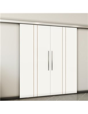 Holzschiebetür Slim-Line - Design-Linien  Model 4046-2