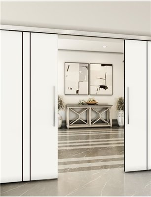 Holzschiebetür Slim-Line - Design-Linien  Model 4048