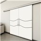 Holzschiebetür Slim-Line - Design-Linien Model 4060 Holzschiebetür Slim-Line - Design-Linien Model 4060