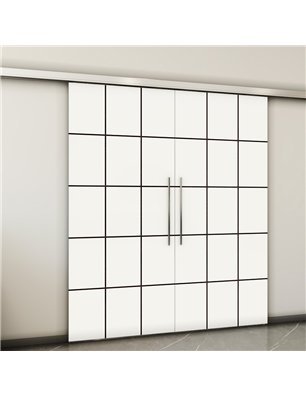 Holzschiebetür Slim-Line - Design-Linien  Model 4080-2