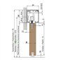 Holzschiebetür Slim-Line - Weiss Model 1069 Holzschiebetür Slim-Line - Weiss Model 1069