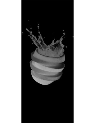 Ganzglastür Fruits 6 Gelasert Auf Klarglas