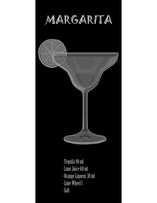 Ganzglastür Margarita Gelasert Auf Klarglas