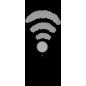 Pendeltür Kaffee - Wifi Gelasert Auf Klarglas Pendeltür Kaffee - Wifi Gelasert Auf Klarglas