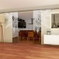 Glasschiebetür SLIM-LINE Pusteblume II Gelasert Auf Klarglas Glasschiebetür SLIM-LINE Pusteblume II Gelasert Auf Klarglas
