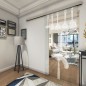 Glasschiebetür SLIM-LINE Kitchen Gelasert Auf Klarglas Glasschiebetür SLIM-LINE Kitchen Gelasert Auf Klarglas