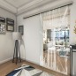 Glasschiebetür SLIM-LINE Brooklyn Gelasert Auf Klarglas Glasschiebetür SLIM-LINE Brooklyn Gelasert Auf Klarglas