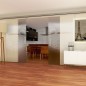 Glasschiebetür SLIM-LINE Golf Gelasert Auf Klarglas Glasschiebetür SLIM-LINE Golf Gelasert Auf Klarglas