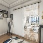 Glasschiebetür SLIM-LINE Vintage flowers Gelasert Auf Klarglas Glasschiebetür SLIM-LINE Vintage flowers Gelasert Auf Klarglas