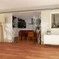 Glasschiebetür SLIM-LINE Blume 7 Gelasert Auf Klarglas Glasschiebetür SLIM-LINE Blume 7 Gelasert Auf Klarglas