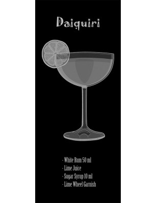 Glasschiebetür SLIM-LINE Daiquiri Gelasert Auf Klarglas