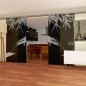Glasschiebetür SLIM-LINE Wellness 3 Gelasert Auf Grauglas Glasschiebetür SLIM-LINE Wellness 3 Gelasert Auf Grauglas