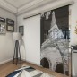 Glasschiebetür SLIM-LINE Eifelturm 3 Gelasert Auf Grauglas Glasschiebetür SLIM-LINE Eifelturm 3 Gelasert Auf Grauglas