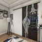 Glasschiebetür SLIM-LINE Giraffenhals Gelasert Auf Grauglas Glasschiebetür SLIM-LINE Giraffenhals Gelasert Auf Grauglas