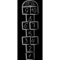 Glasschiebetür SLIM-LINE Hopscotch Gelasert Auf Grauglas Glasschiebetür SLIM-LINE Hopscotch Gelasert Auf Grauglas